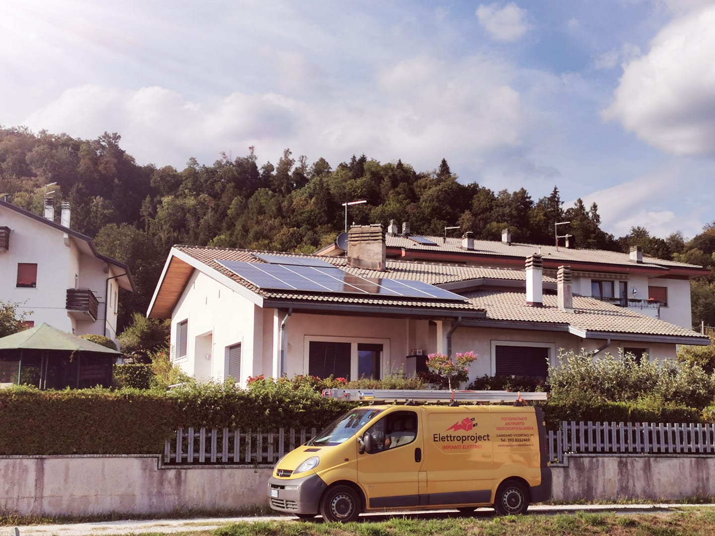 Elettroproject Impianto fotovoltaico furgone